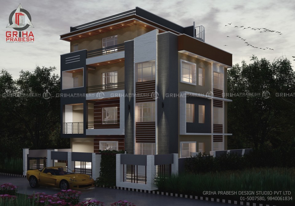 RESIDENTIAL BUILDING DESIGN at Tikabhairab, Godawari-9, Lalitpur