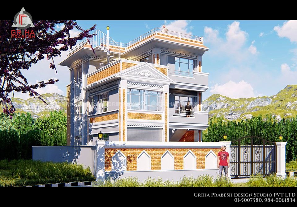 RESIDENTIAL BUILDING DESIGN at Godawari-9 ,Chhampi, Lalitpur