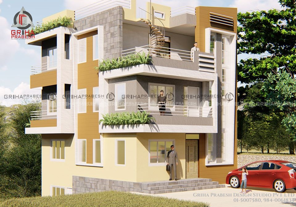 RESIDENTIAL BUILDING DESIGN at Tinthana- Naikap , Kathmandu