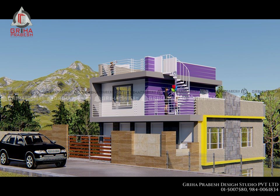 RESIDENTIAL BUILDING DESIGN at Godawari-6 ,Lele-Shikharpa, Lalitpur, Nepal